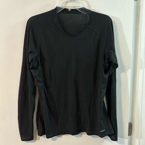 Patagonia Lightweight Capilene Long Sleeve, Black, Sz XL
